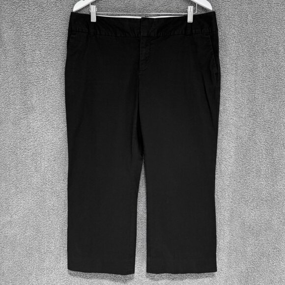 GAP Low Rise Stretch Cotton Straight Leg Crop Trousers - Picture 1 of 6
